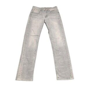 Levis 511 Skateboard Mens Jeans 32x32 Grey Cordura Stretch Denim Black Tab Pants